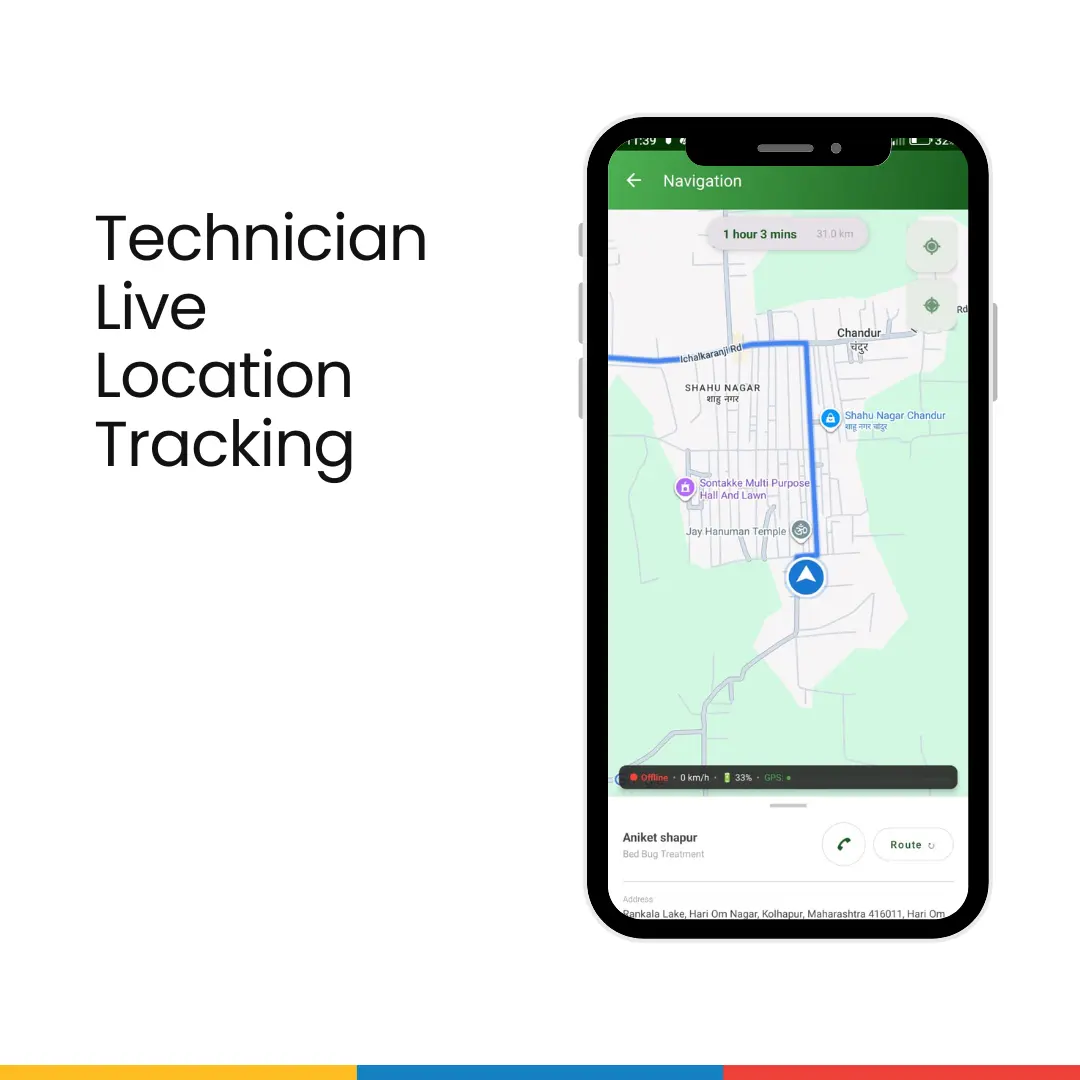 Technician mobile app